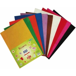 Ticon Keçe 20X30Cm (180 Gr) 10 Lu Karışık Paket