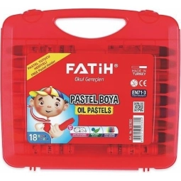 Fatih Pastel Boya 18 Renk Çantalı