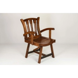 El İşlemeli Orjinal Tik ( Teak ) Ağacı Sandalye 1 Metre