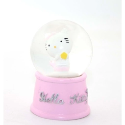 Minik Işıklı Hello Kitty Kar Küresi 7 Cm