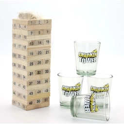 Jenga Shot Bardak Oyunu