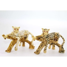 Swarovski Taşlı Tekli Leopar