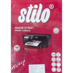 Stilo St-2065 38.1X21X2Mm Lazer Etiket 100Ad