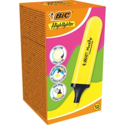 Bic Markıng Flat Hıghlıghter 12'Li Kutu Sarı